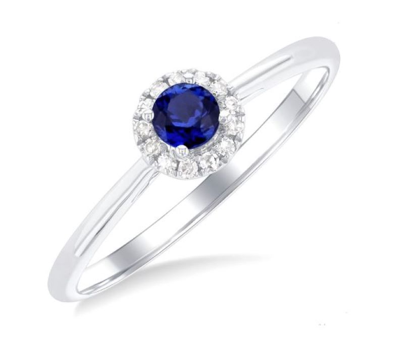 Sapphire Round Ring